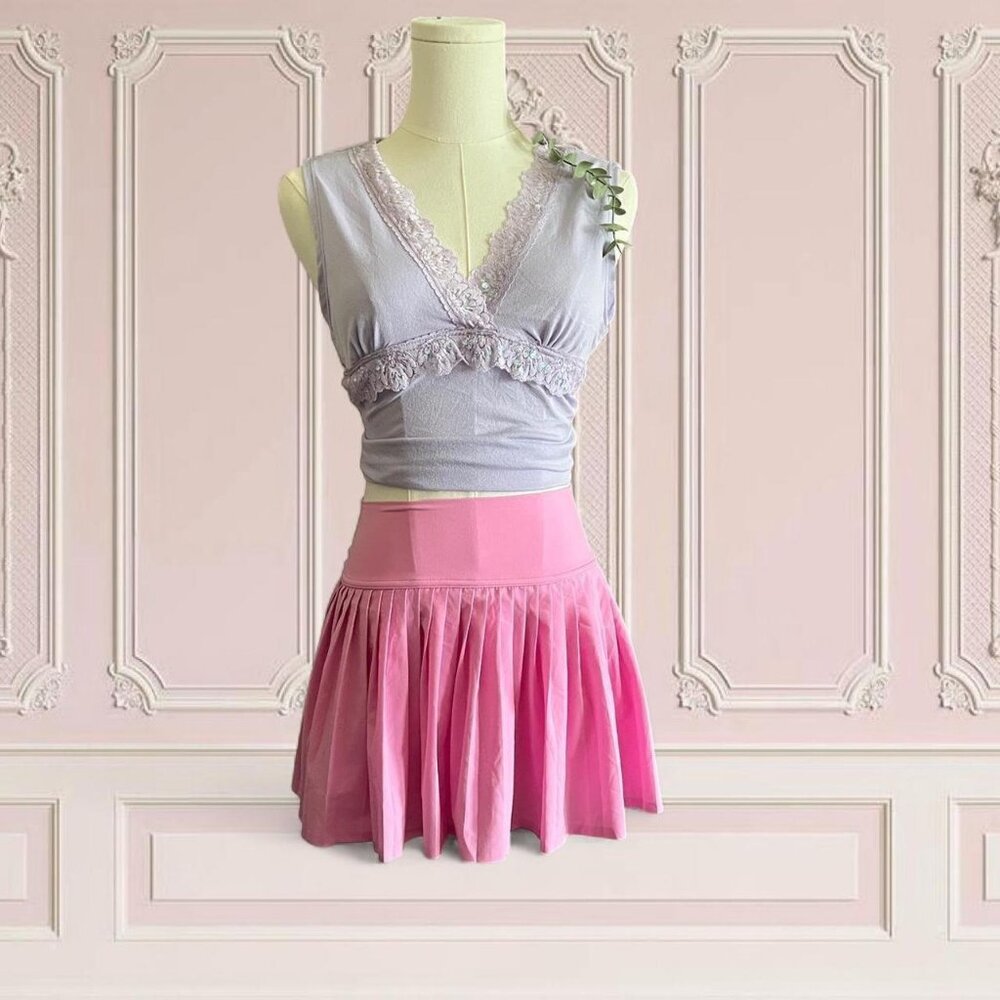 Pink Pleated Skirt Offline by Aerie